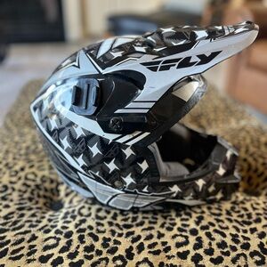 Fly racing motocross open face helmet- SZ M
